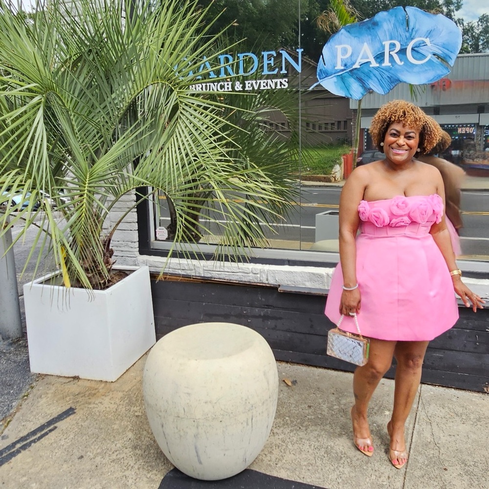 Fashion Nova Pink Strapless Dress - Picture 4 of 4